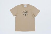 《0》【KEYMEMORY鎌倉】セーラー帽イラストTシャツ BEIGE