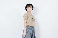 《2》【KEYMEMORY鎌倉】セーラー帽イラストTシャツ BEIGE