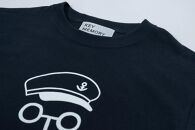 《0》【KEYMEMORY鎌倉】セーラー帽イラストTシャツ NAVY