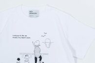 《1》【KEYMEMORY鎌倉】Sea heartイラストTシャツ WHITE