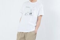 《3》【KEYMEMORY鎌倉】Sea heartイラストTシャツ WHITE