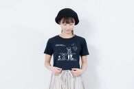 《0》【KEYMEMORY鎌倉】Sea heartイラストTシャツ NAVY