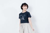 《1》【KEYMEMORY鎌倉】Sea heartイラストTシャツ NAVY