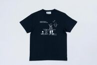 《2》【KEYMEMORY鎌倉】Sea heartイラストTシャツ NAVY