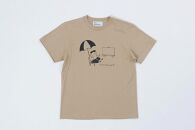 《1》【KEYMEMORY鎌倉】GrenouilleイラストTシャツ BEIGE