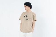 《2》【KEYMEMORY鎌倉】GrenouilleイラストTシャツ BEIGE