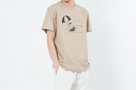 《2》【KEYMEMORY鎌倉】GrenouilleイラストTシャツ BEIGE