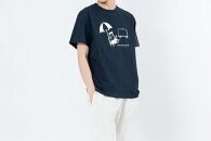 《0》【KEYMEMORY鎌倉】GrenouilleイラストTシャツ NAVY