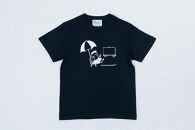 《1》【KEYMEMORY鎌倉】GrenouilleイラストTシャツ NAVY