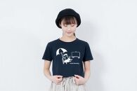 《1》【KEYMEMORY鎌倉】GrenouilleイラストTシャツ NAVY