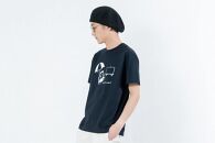 《1》【KEYMEMORY鎌倉】GrenouilleイラストTシャツ NAVY
