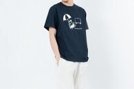 《1》【KEYMEMORY鎌倉】GrenouilleイラストTシャツ NAVY