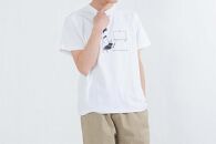 《3》【KEYMEMORY鎌倉】GrenouilleイラストTシャツ WHITE