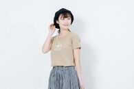 《2》【KEYMEMORY鎌倉】TIMEイラストTシャツBEIGE