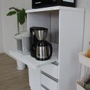 【完成品】レンジ台/幅60cm/ホワイト