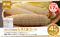 【26年5月発送開始】かに太郎&nbsp;定期便Bセット（アスパラ、赤肉メロン、白くまコーン）全3回&nbsp;_01597