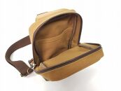 【いちひこ帆布】&nbsp;ボディバッグ/キャメル【かばん&nbsp;ファッション&nbsp;人気&nbsp;おすすめ&nbsp;】