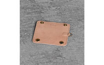 栃木レザー使用｜バッグの本革持ち手カバー 2個セット｜Handle cover｜チョコ｜minca（全7色）