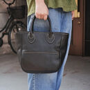 栃木レザー使用｜ソフトな手触り&nbsp;本革&nbsp;小さめトートバッグ｜Tote&nbsp;bag&nbsp;03&nbsp;S｜タン｜minca（全6色）