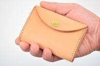 【minca】 栃木レザーのコインケース 小銭入れ カードも入る コンパクト/Coin purse 02/タン(生成)　475【雑貨 ファッション 人気 おすすめ 送料無料】