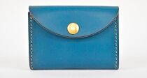 【minca】 栃木レザーのコインケース 小銭入れ カードも入る コンパクト/Coin purse 02/ブルー　475【雑貨 ファッション 人気 おすすめ 送料無料】