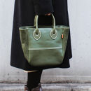 栃木レザー使用｜ソフトな手触り&nbsp;本革&nbsp;小さめトートバッグ｜Tote&nbsp;bag&nbsp;03&nbsp;S｜キャメル｜minca（全6色）