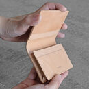 栃木レザー使用｜約50枚収納&nbsp;本革名刺入れ｜Card&nbsp;holder&nbsp;02｜タン｜minca（全7色）