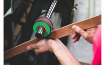 栃木レザー使用｜希少なハーネスレザー&nbsp;1枚革レザーベルト&nbsp;35mm幅｜HL-B02｜36インチ｜ブラック｜minca