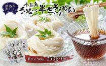 【ギフト用】小豆島手延べ半生そうめん 6袋入(12人前)（贈答用・熨斗つき）