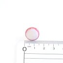 【美濃焼】ピンクむらタイルイヤリング（直径15mm）【ポイント交換専用】