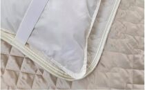 潤いシルク100%サテン枕パッド　アイボリー2枚組　Mサイズ（43×63cm）SSM-1M-2P　IV