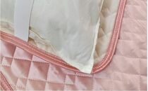 潤いシルク100%サテン枕パッド　ピンク2枚組　Mサイズ（43×63cm）SSM-1M-2P　PI