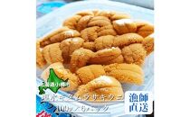 北海道小樽市 塩水キタムラサキ ウニ 100g×6パック 合計600g 【漁師直送】