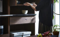 ダイニングボード&nbsp;オウル&nbsp;70サイズ　上：ダイニングボード＋下：ダスト／オーク