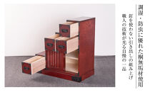 職人の技術を感じる伝統工芸品【吉野民芸30階段箪笥&nbsp;左下がり】