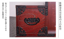 職人の技術を感じる伝統工芸品【吉野民芸30階段箪笥&nbsp;左下がり】