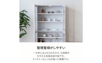家具&nbsp;本棚&nbsp;書棚&nbsp;幅80cm&nbsp;収納&nbsp;棚&nbsp;収納家具&nbsp;モダンデザイン【ホワイト】