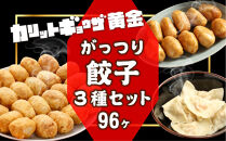カリットギョウザ がっつりセット３種（96ケ）餃子 水餃子 スマイル餃子