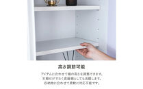 家具&nbsp;本棚&nbsp;書棚&nbsp;幅90cm&nbsp;収納&nbsp;棚&nbsp;収納家具&nbsp;モダンデザイン【ホワイト】