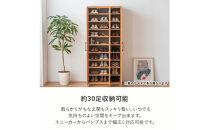 家具&nbsp;靴&nbsp;収納&nbsp;玄関収納&nbsp;幅80cm&nbsp;シューズボックス&nbsp;ラック【ブラウン】