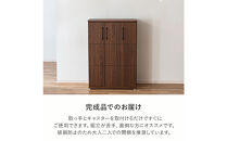 家具&nbsp;靴&nbsp;収納&nbsp;玄関収納&nbsp;幅80cm&nbsp;シューズボックス&nbsp;ラック&nbsp;高さ&nbsp;低め&nbsp;ロータイプ【ブラウン】