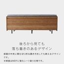 ソファベッド 3人掛け エスタート 200cm：オークブラウン×ネイビー【モーブル】【大川家具】