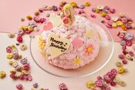 【Le Lis】プリンセスドール（ピンク）♪とびっきり可愛い芸術デコレーションケーキ5号（4～6名様分）！もちろん美味しさにも自信！【冷凍でお届け・冷蔵解凍】