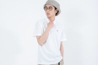 《2》【KEYMEMORY鎌倉】KMポロシャツ WHITE　メンズLサイズ