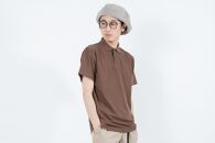 《0》【KEYMEMORY鎌倉】KMポロシャツ BROWN　レディースフリーサイズ