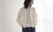 kinudian パジャマシルクシャツ　オフホワイト　フリーサイズ【宮眞】