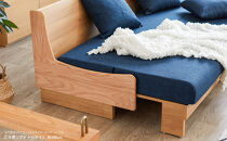 ソファ&nbsp;ソファベッド&nbsp;幅200&nbsp;トゥデイ2&nbsp;200ごろ寝ソファ＜NA×ネイビー＞【モーブル】【大川家具】