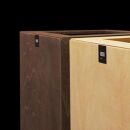 ゴミ箱 2個セット TOROCCOmade1829 ナチュラル色/ブラウン色 6.2リットル ダストボックス ハンドメイド
