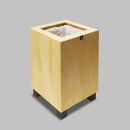 ゴミ箱 2個セット TOROCCOmade1829 ナチュラル色/ブラウン色 6.2リットル ダストボックス ハンドメイド
