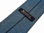 KUSKA Fresco Tie【サックスブルー】－世界でも稀な手織りネクタイ－